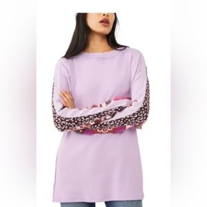 Free People On My Way Cuff Cotton Top XL